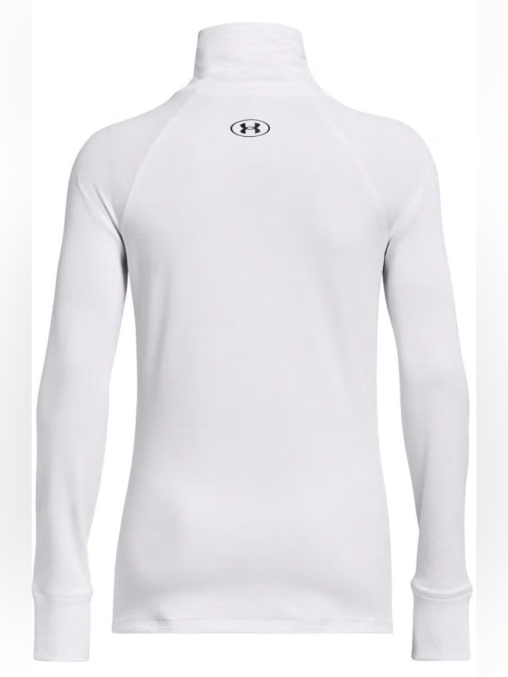 BRAND NEW women under armour coldgear infrared funnel long sleeve white top L - Picture 5 of 9
